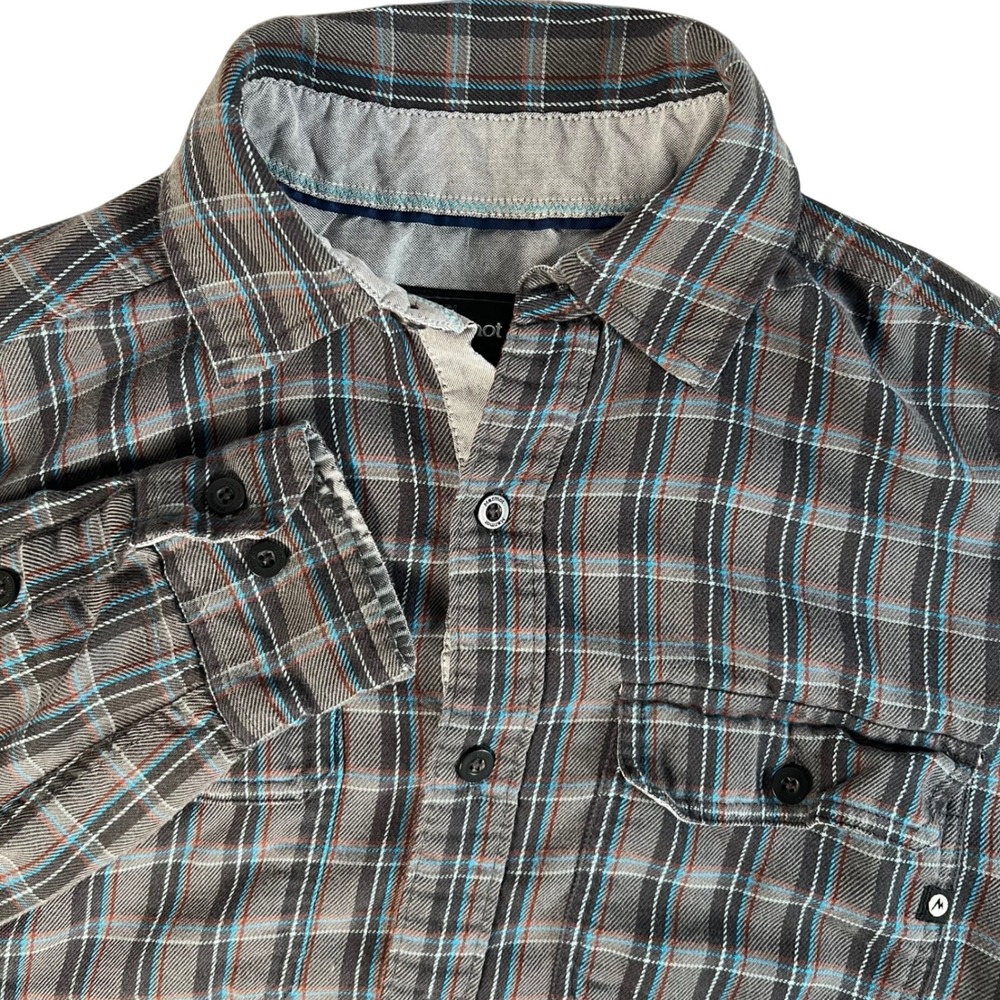 Marmot‎ Men's Plaid Long Sleeve Button Down Shirt M/M